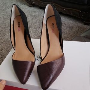 Two tone 4" inch heels